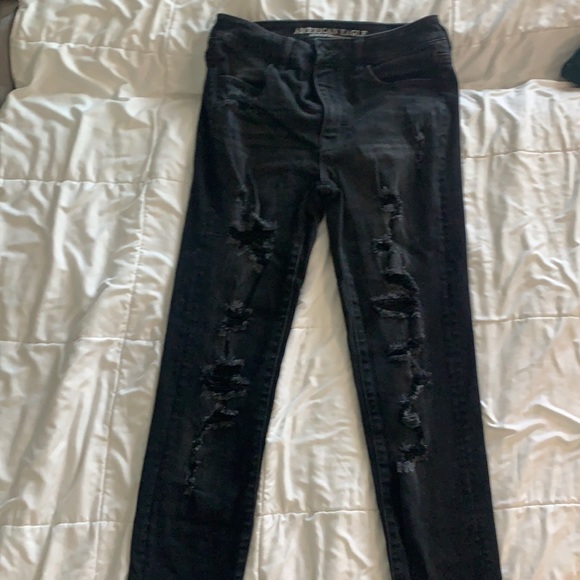 Denim - American Eagle super super stretch high rise leggings size 8